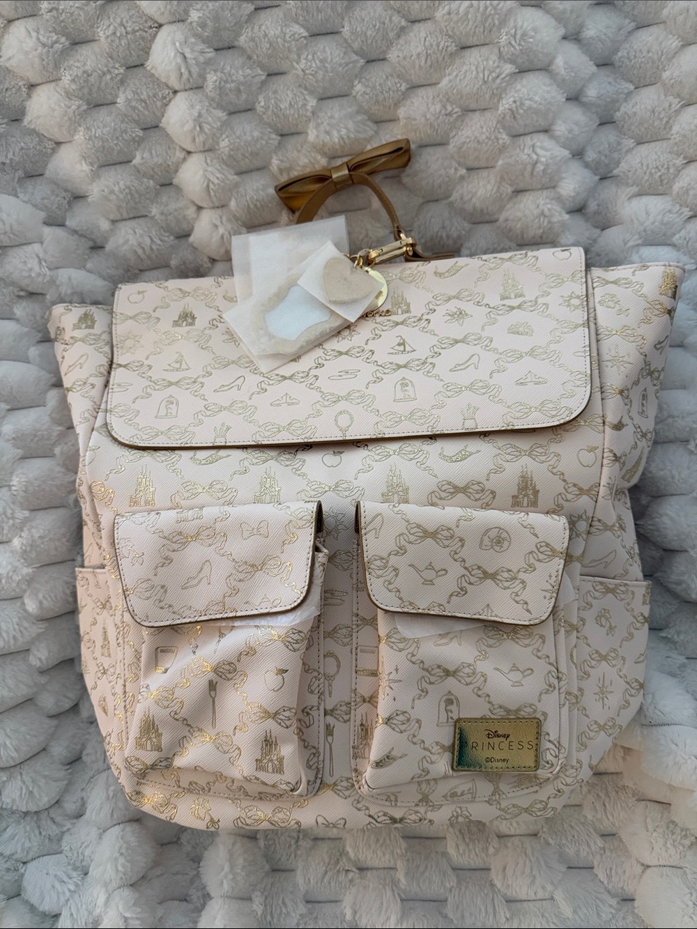 Bath & Body Works Disney Princess Cream & Gold-Print Women's Backpack